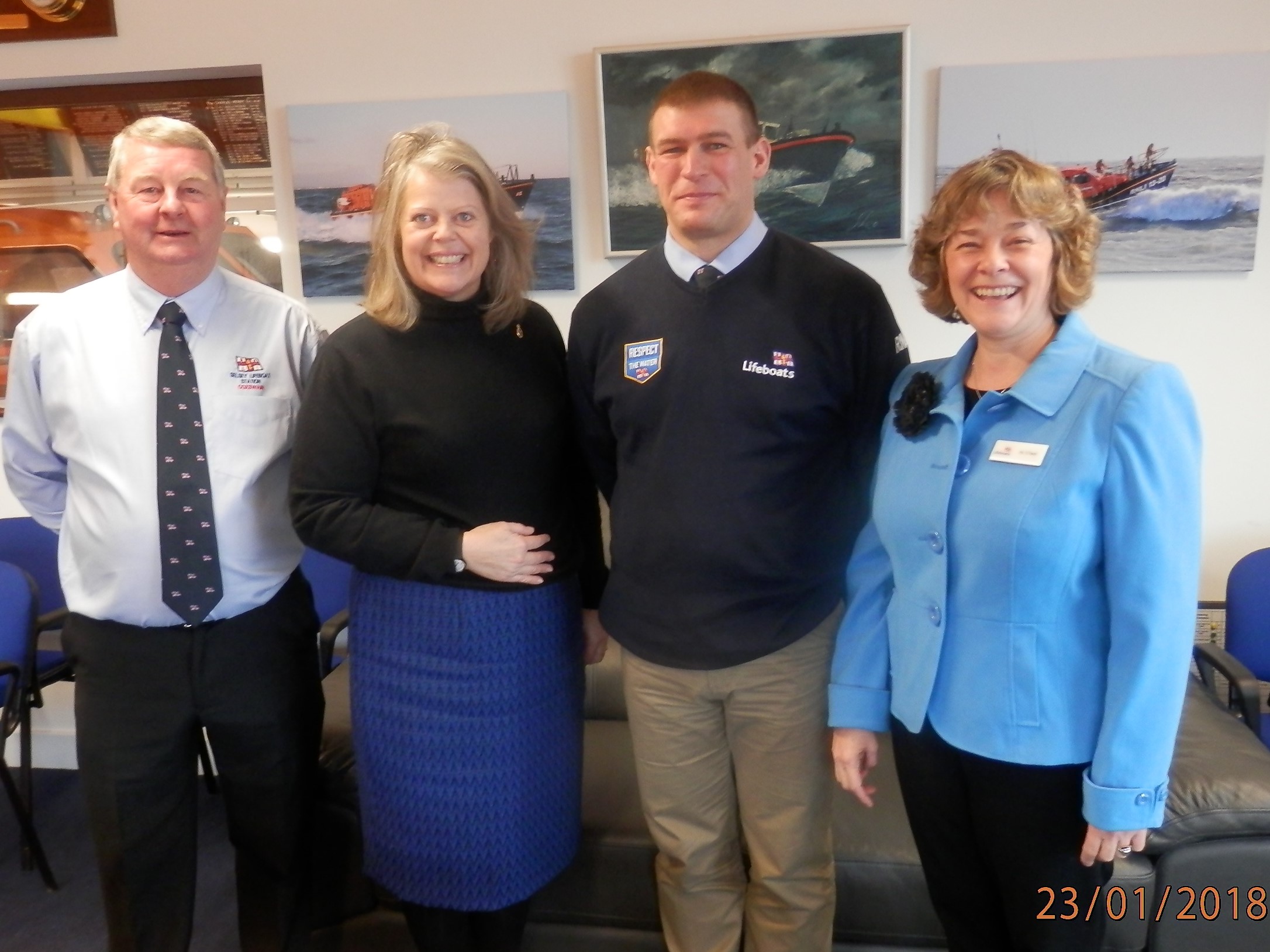 Martin Rudwick, Lady Emma, Martin Blaker and Ali O'Neill.